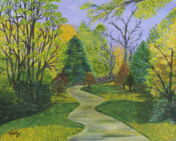 Along The Shunga Trail Too Acrylic and Oil Painting By The GYPSY