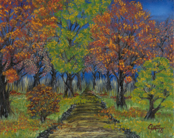 In The Fall Oil Painting By The GYPSY