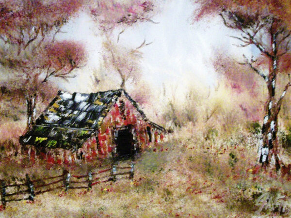 The Lost Barn Oil and Acrylic Painting By The GYPSY