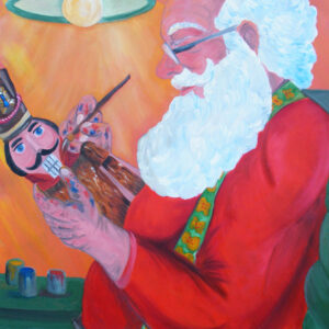 Making Norman: A Christmas Story Oil Paint Illustration By The GYPSY