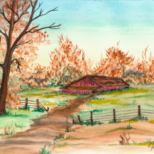 Mothers Meadow Watercolor Painting By The GYPSY