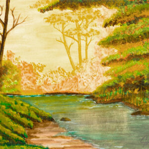 Still Creek Watercolor Painting By The GYPSY