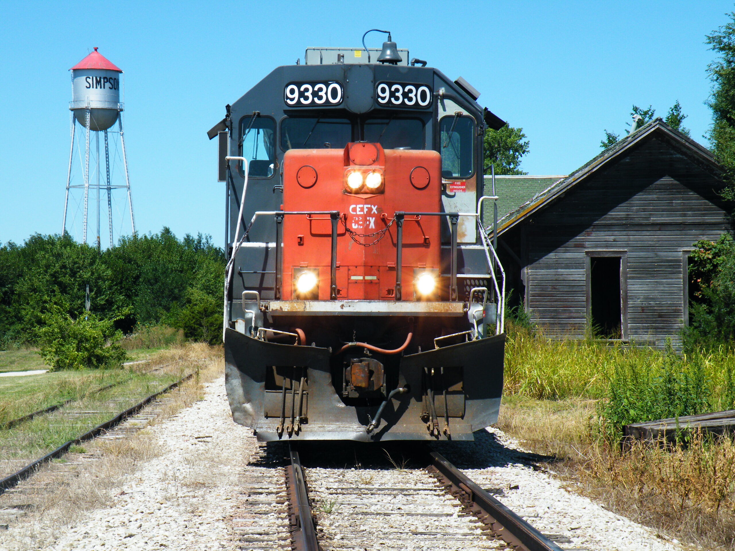 Train At Simpson, Kansas Photo By The GYPSY