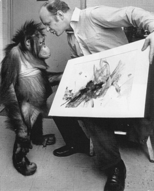 Orangutan Djakarta Jim and Gary Clarke Topeka Zoo