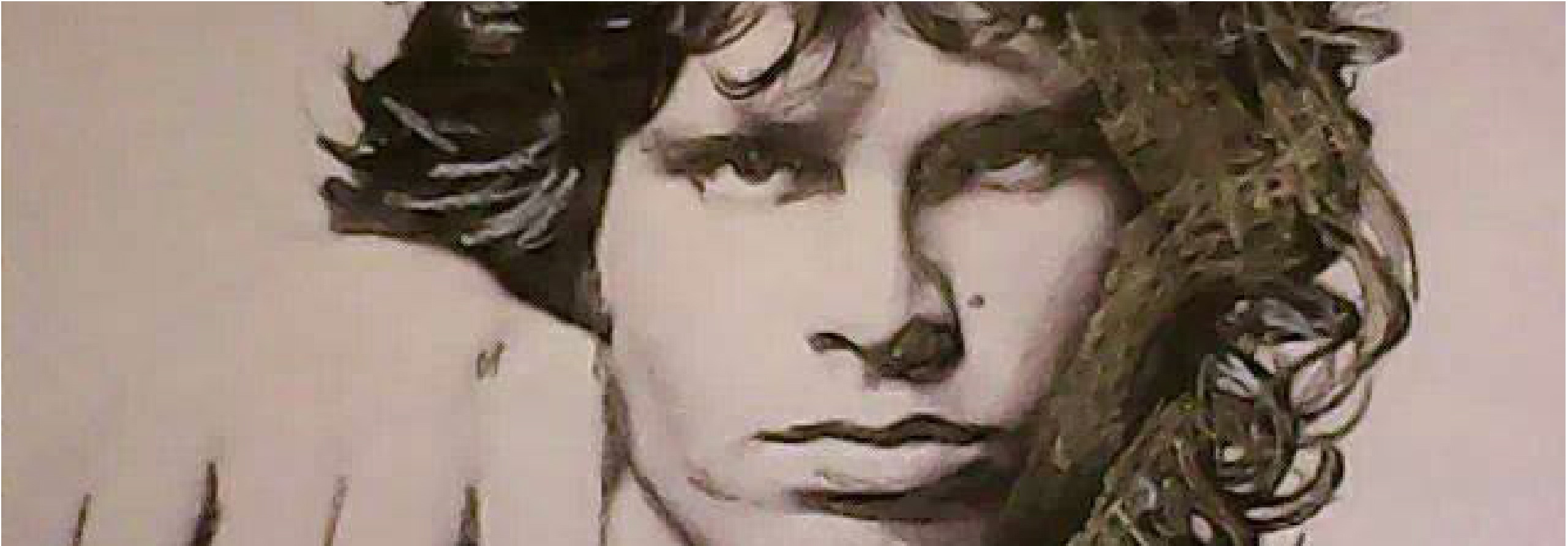 Jim Morrison Pencil Sketch By Raychel "Mad Hatter" George
