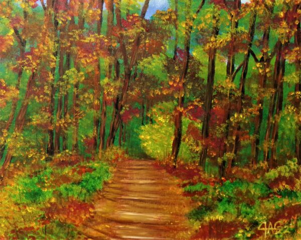 Colors Of Fall Acrylic Painting By The GYPSY