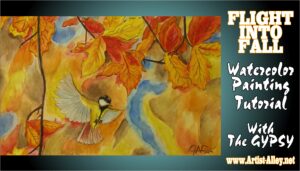 Flight Into Fall Watercolor Painting Tutorial With The GYPSY