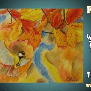 Flight Into Fall Watercolor Painting Tutorial With The GYPSY