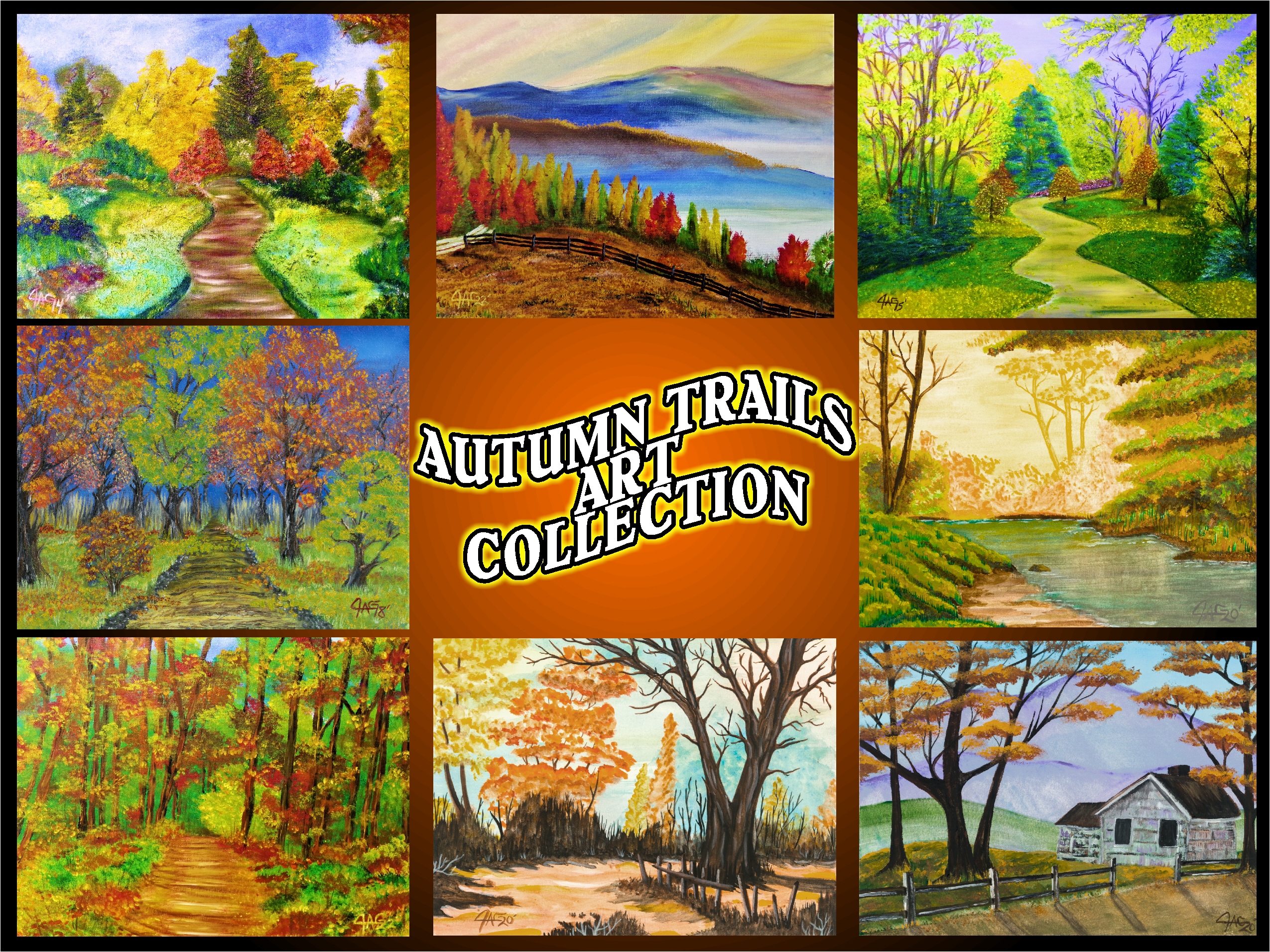 Autumn Trails Art Collection
