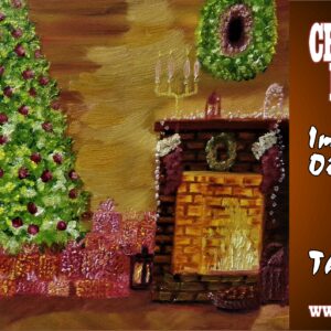 Christmas Hearth Impressionist Oil Painting Tutorial With The GYPSY