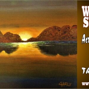 Watercolor Tutorial Wichita Sunset